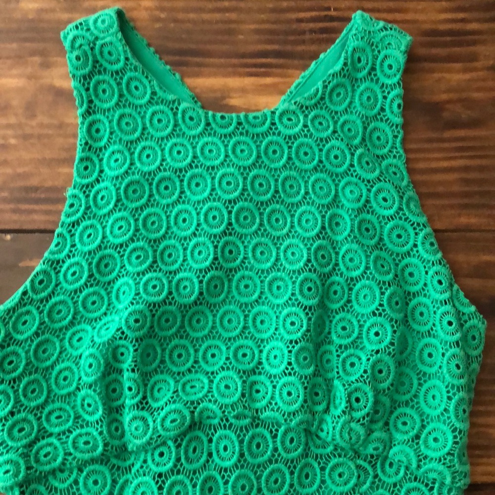 Isaac Mizrahi Kelly Green Dress size 2 - Picture 2 of 4
